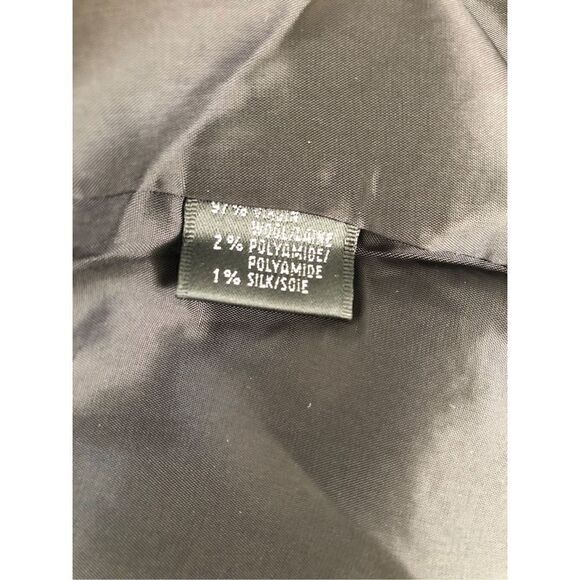 Lafayette 148 New York Wool Silk Blend One Buttom Blazer Size 12 - Picture 9 of 16